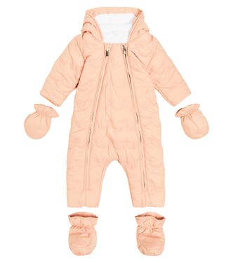 Baby embroidered snowsuit | Chloé Kids