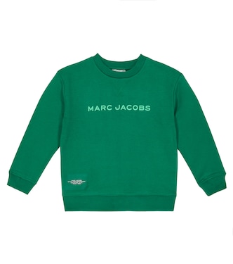 Logo cotton-blend sweatshirt | Marc Jacobs Kids
