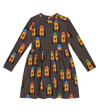 Bloodhound cotton jersey dress | Mini Rodini