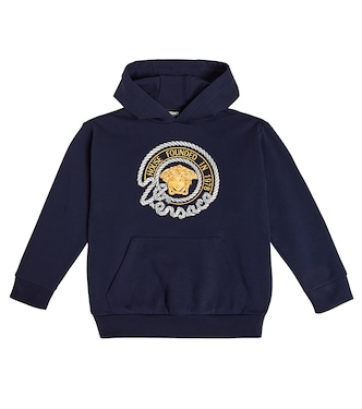 Medusa cotton jersey hoodie | Versace Kids