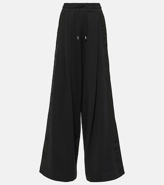 Cotton jersey wide-leg sweatpants | Dries Van Noten