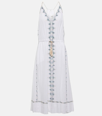Robe midi Siana brodée en coton | Marant Etoile
