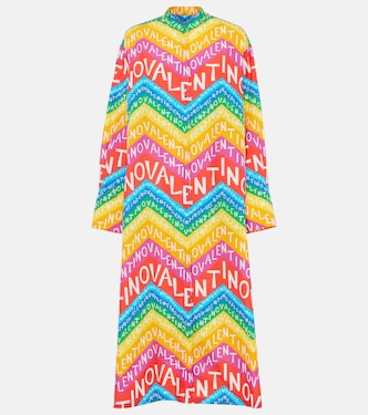 Valentino Chevron 24 cotton shirt dress | Valentino