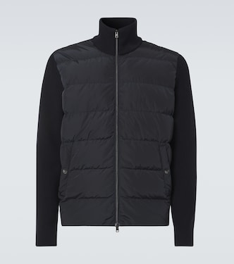 Wool-trimmed down jacket | Herno
