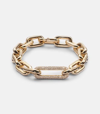 18kt gold bracelet with diamonds | Shay Jewelry