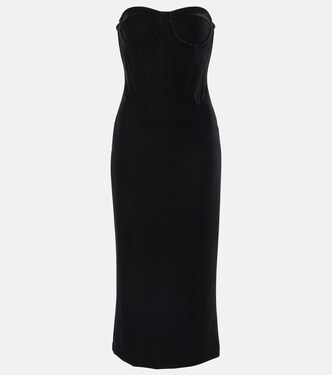 Robe bustier en velours | Sportmax