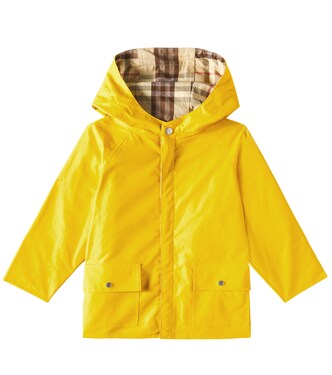 Burberry Check reversible cotton raincoat | Burberry Kids
