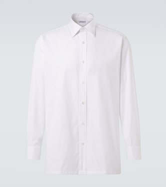 Cotton poplin shirt | Charvet