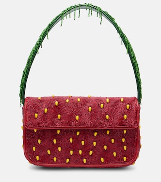 Tommy beaded shoulder bag | Staud