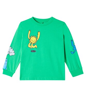Printed cotton sweatshirt | Stella McCartney Kids