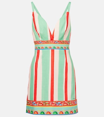 Minikleid Taormina aus einem Baumwollgemisch | Dolce&Gabbana