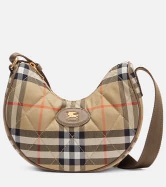 Horseshoe Small Check crossbody bag | Burberry