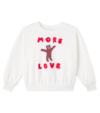 x Euan Roberts embroidered cotton sweatshirt | Gucci Kids
