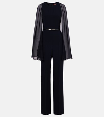 Vertice caped cady jumpsuit | Max Mara