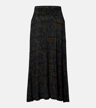 Paola printed jersey maxi skirt | Ulla Johnson