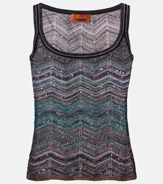 Zigzag lamé top | Missoni