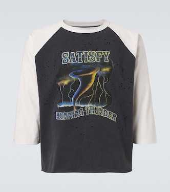 T-shirt MothTech in cotone con stampa | Satisfy