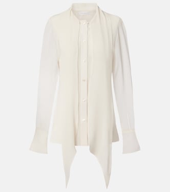 Scarf-detail silk blouse | Nina Ricci