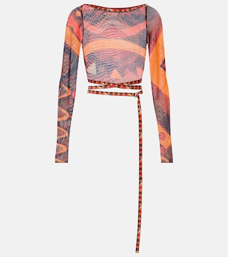 Cropped-Top Vivara aus Tüll | Pucci