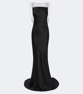 Robe aus Satin | Maison Margiela
