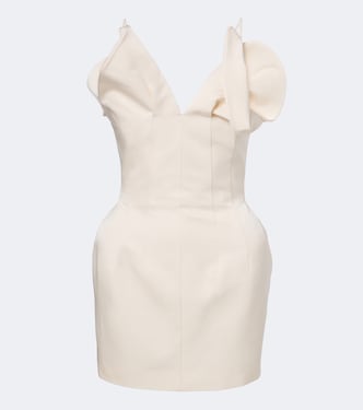 Draped cotton and silk corset dress | Magda Butrym