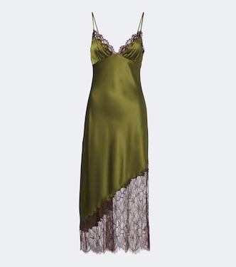 Robe nuisette Lara en soie mélangée | Staud