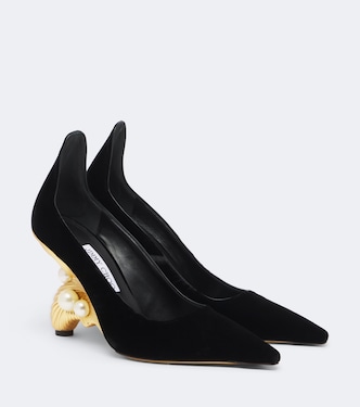 Verzierte Pumps Ithaca aus Samt | Jimmy Choo