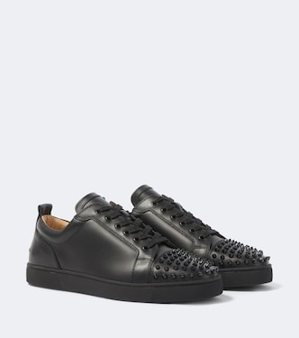 Louis Junior Spikes leather sneakers | Christian Louboutin