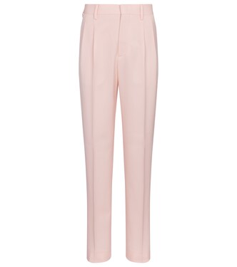 Pantalon droit Julien à taille haute en laine | Stella McCartney