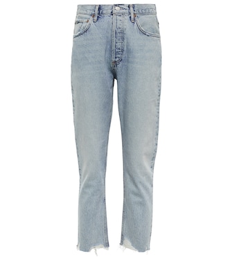 Riley high-rise cropped straight jeans | Agolde