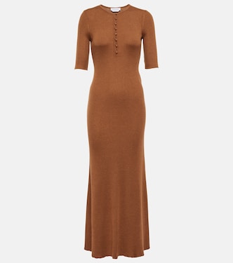 Robe longue Johanna en cachemire et soie | Gabriela Hearst