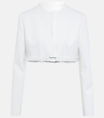 Trompe l'oeil cropped jacket | Coperni