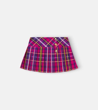 Jupe à carreaux | Versace Kids
