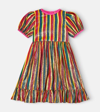 Metallic striped dress | Stella McCartney Kids