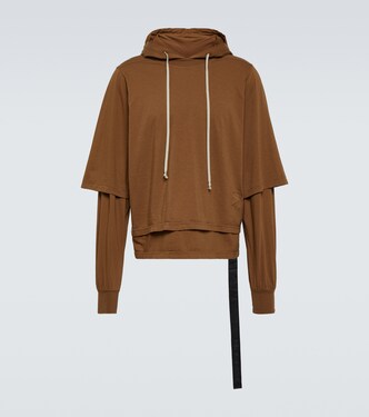 Cotton jersey hoodie | Rick Owens