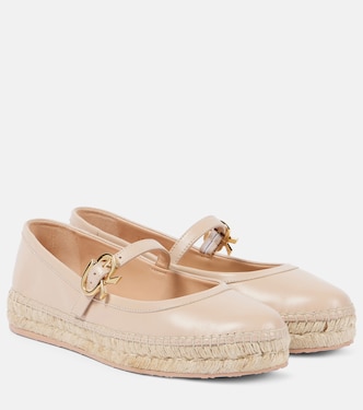 Mary-Jane-Ballerinas Elda aus Leder  | Gianvito Rossi