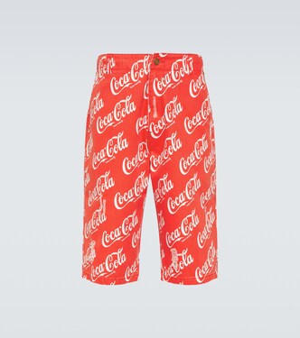 Bermuda in canvas di cotone con stampa | ERL