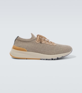 Knit sneakers | Brunello Cucinelli