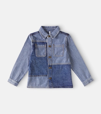 Surchemise Patchwork en jean | Rylee + Cru