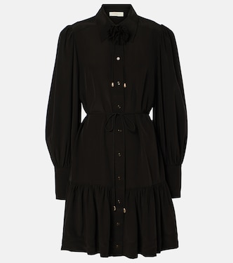 Belted ruffled shirt dress | Zimmermann