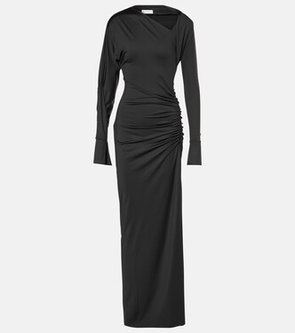 Robe longue asymétrique | Victoria Beckham