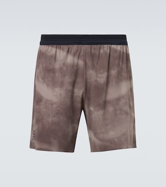 Performance 7" printed running shorts | On
