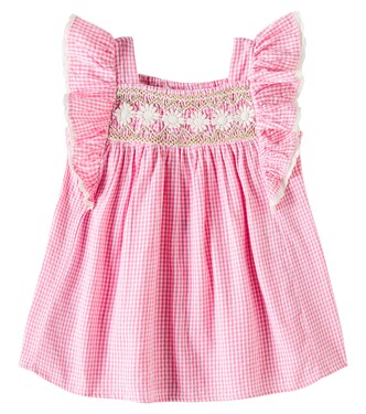 Baby Martine gingham cotton dress | Louise Misha