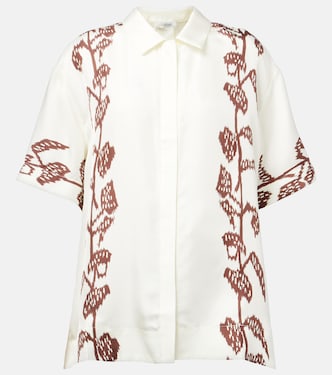 Montauk silk twill shirt | Asceno