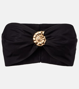 Verziertes Top aus einem Baumwollgemisch | Adriana Degreas