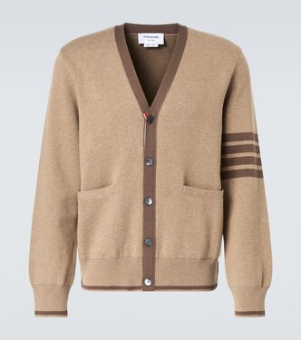 4-Bar cotton cardigan  | Thom Browne