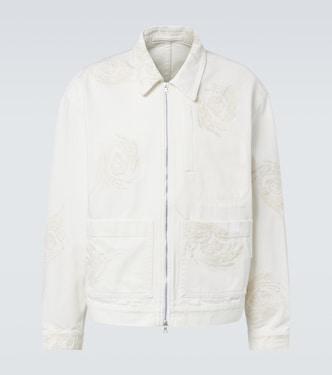 Bestickte Jacke aus Denim | Dries Van Noten