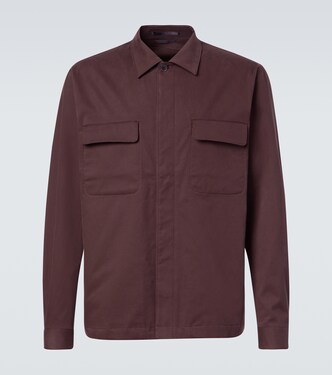 Surchemise en coton et cachemire | Sunspel