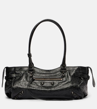 Bolso al hombro Le City East-West Medium de piel | Balenciaga