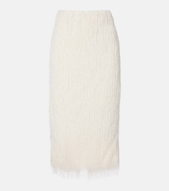 Fringed midi skirt | Dries Van Noten